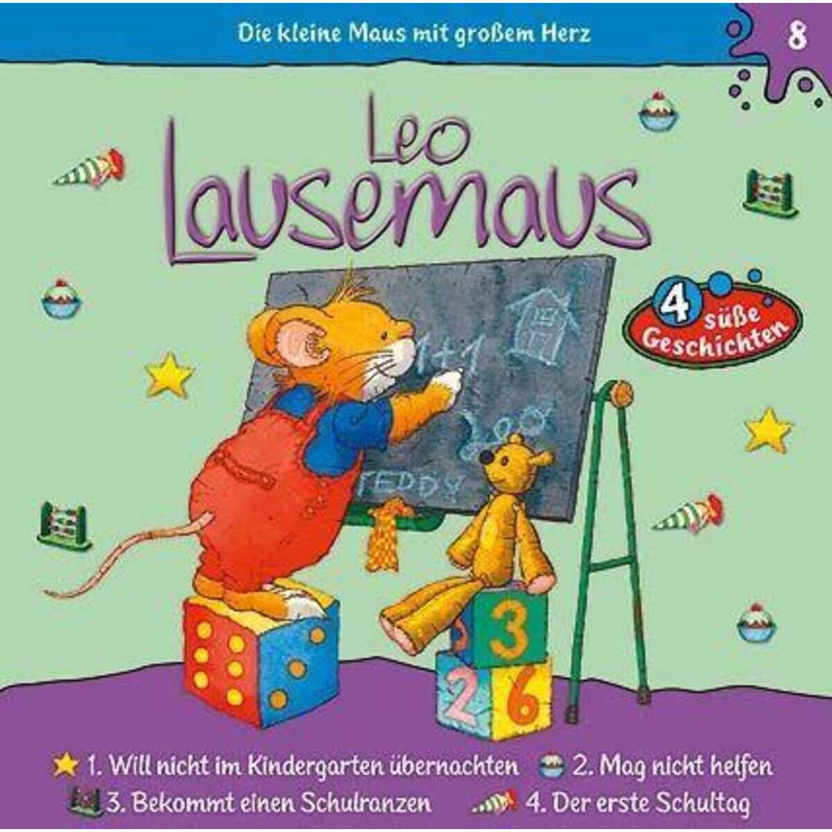 Kiddinx Hörspiel CD Leo Lausemaus 8