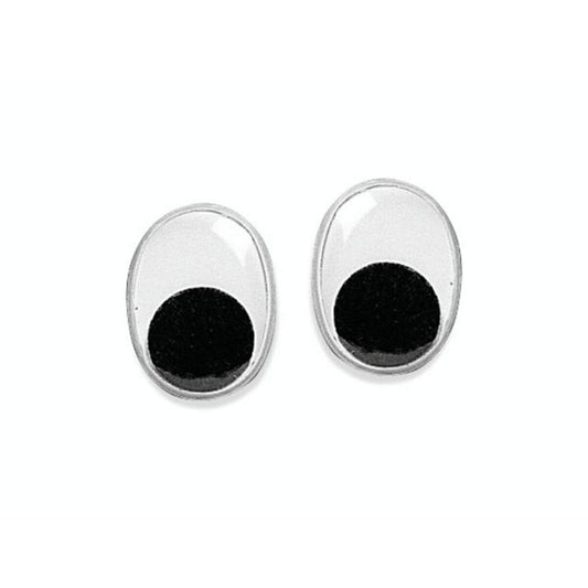 Knorr Prandell Wackelaugen oval, 9 x 7mm, 10 Stück