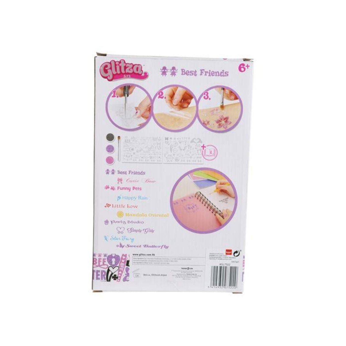 Knorrtoys GLITZA ART Best Friends mit 80 designs