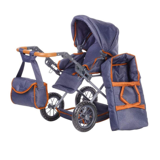 Knorrtoys Puppenwagen Ruby dark blue