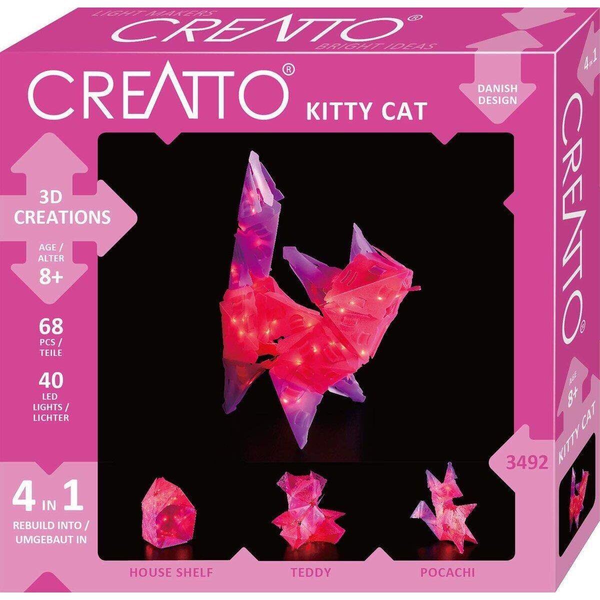 KOSMOS Creatto Katze, 3D-Leuchtfigur