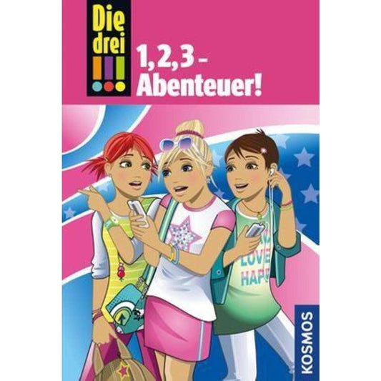 KOSMOS Die drei!!! 1, 2, 3 - Abenteuer (Doppelband+Hörspiel)