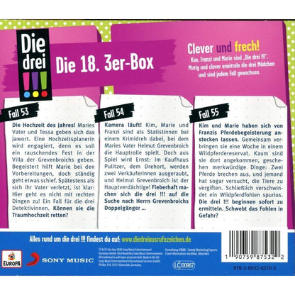 KOSMOS Die drei!!! Die 18.3er Box (Folgen 53,54,55)