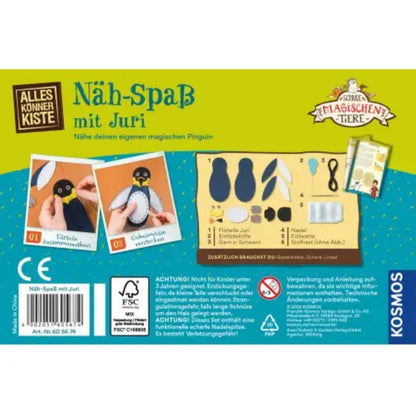 KOSMOS Die Schule der magischen Tiere Nähspaß mit Juri