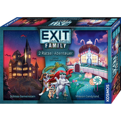 KOSMOS EXIT® - Das Spiel - Family: Schloss Gemeinstein/Mission Candyland