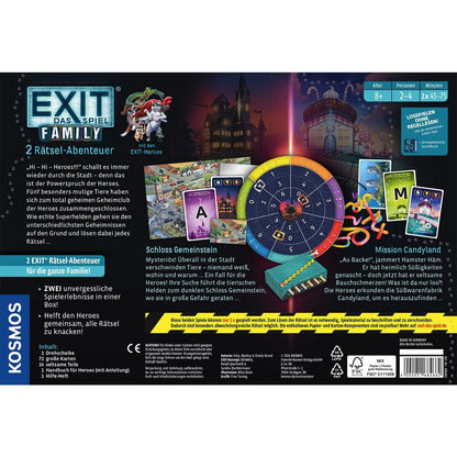 KOSMOS EXIT® - Das Spiel - Family: Schloss Gemeinstein/Mission Candyland