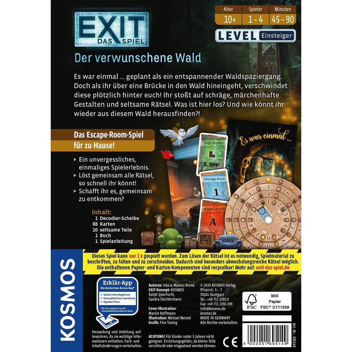 KOSMOS EXIT® Das Spiel: Der verwunschene Wald