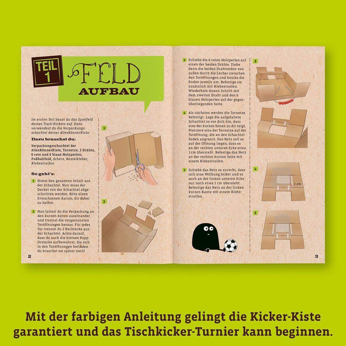 KOSMOS AllesKönnerKiste Fußball Tisch-Kicker