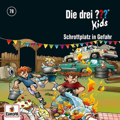 KOSMOS Hörspiel CD Die drei ??? Kids Folge 78 Schrottplatz in Gefahr