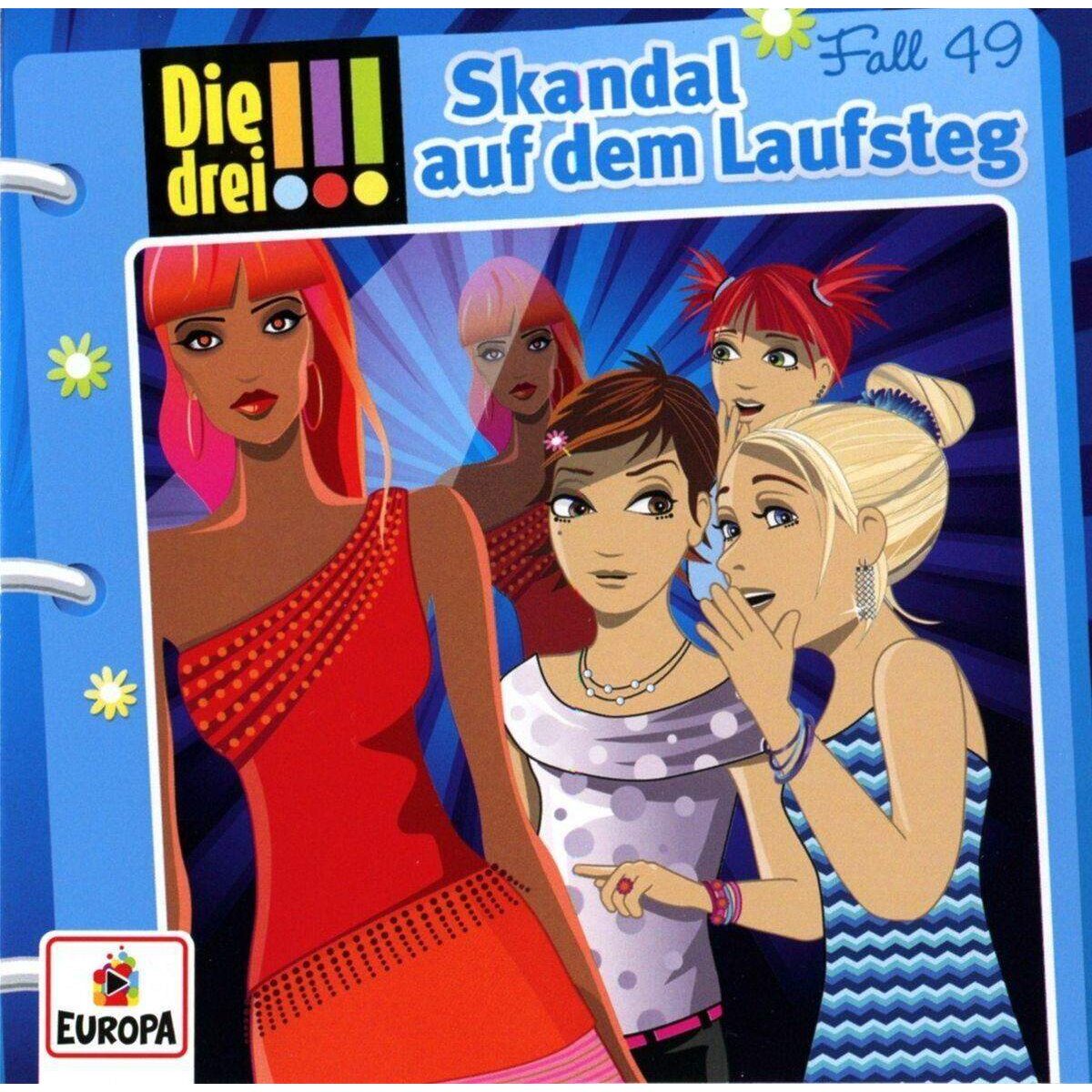 KOSMOS Hörspiel-CD Die drei !!! 49 Skandal auf dem Laufsteg