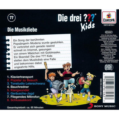KOSMOS Hörspiel-CD Die drei ??? Kids - Die Musikdiebe