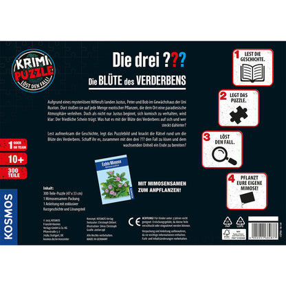 KOSMOS Krimi-Puzzle Die drei ??? - Die Blüte des Verderbens