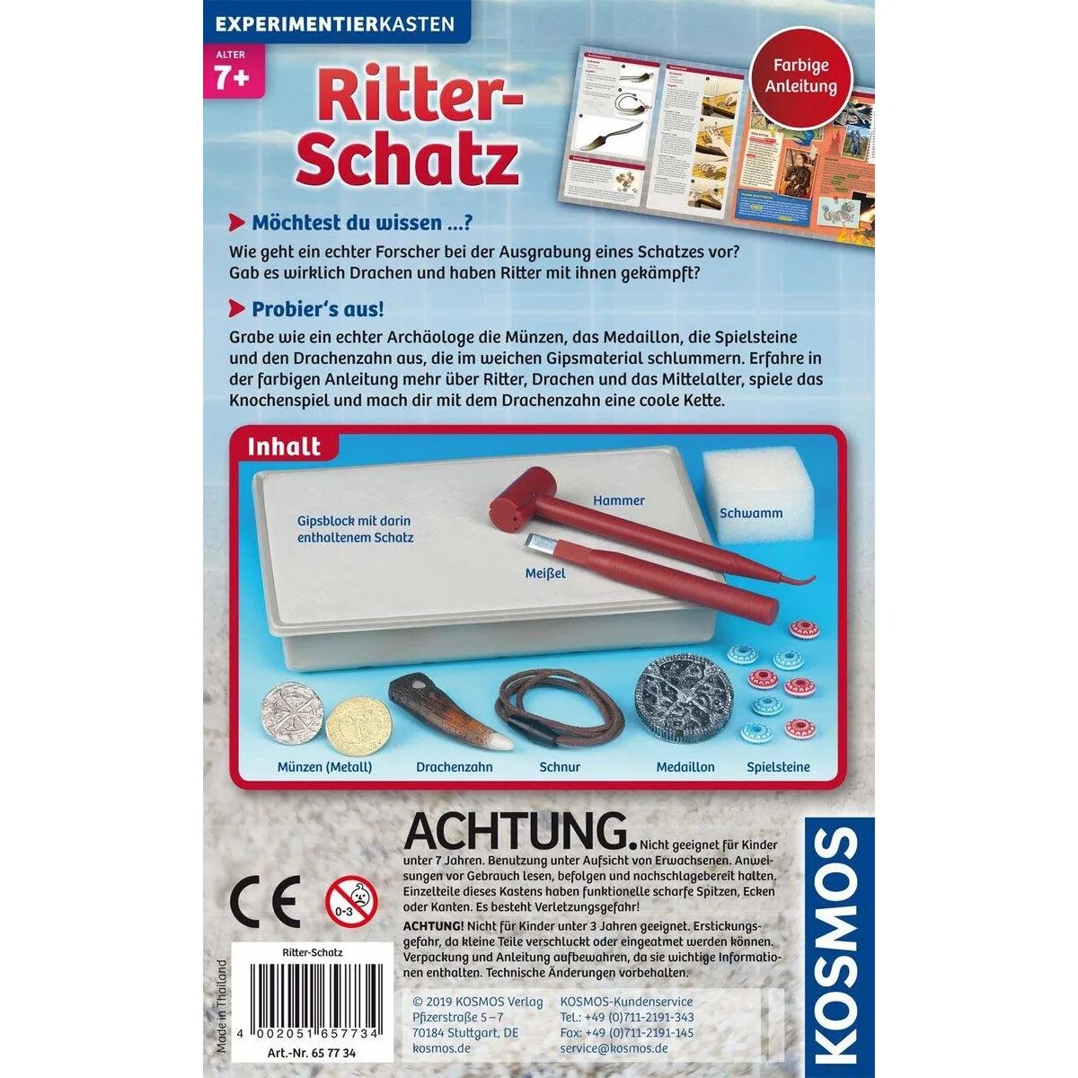 KOSMOS Ritter-Schatz Ausgrabungs-Set