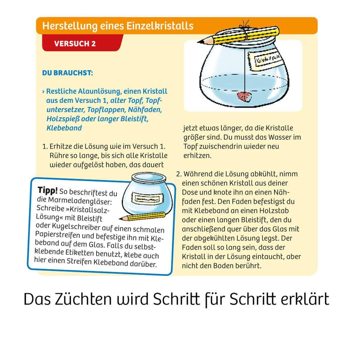 KOSMOS Überraschungskristall selbst züchten