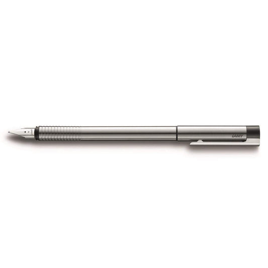 LAMY 5002 005 Füllhalter Logo F silber, rundmattiert