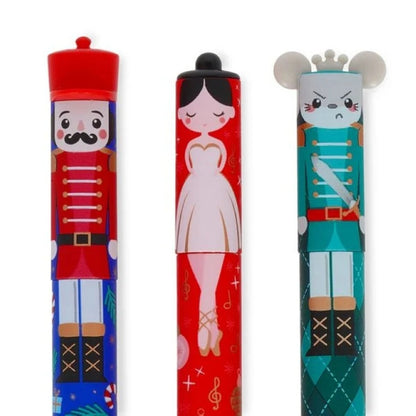 Legami löschbarer Gelstift Weihnachten-Set Der Nussknacker