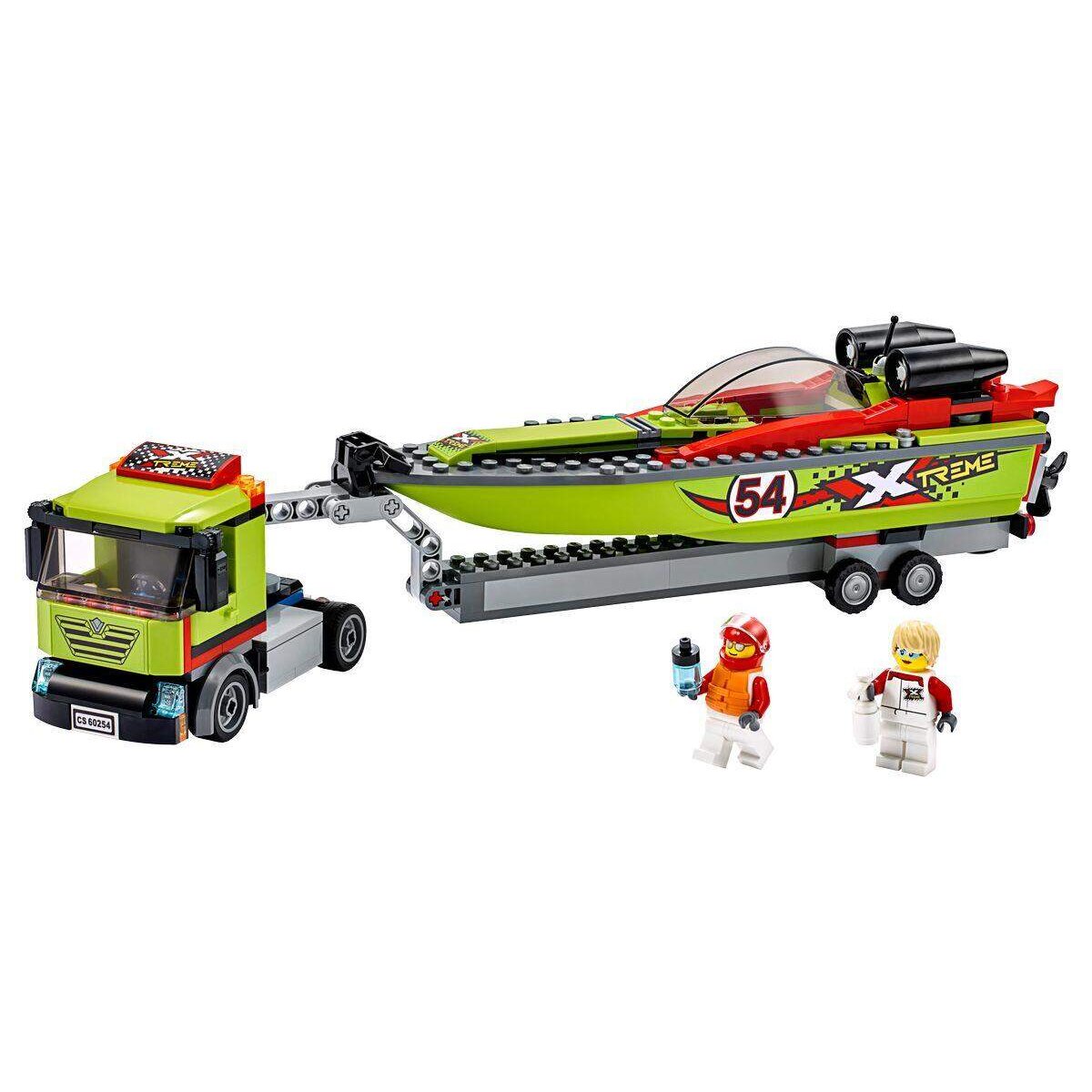 LEGO® City Great Vehicles 60254 Rennboot- Transporter