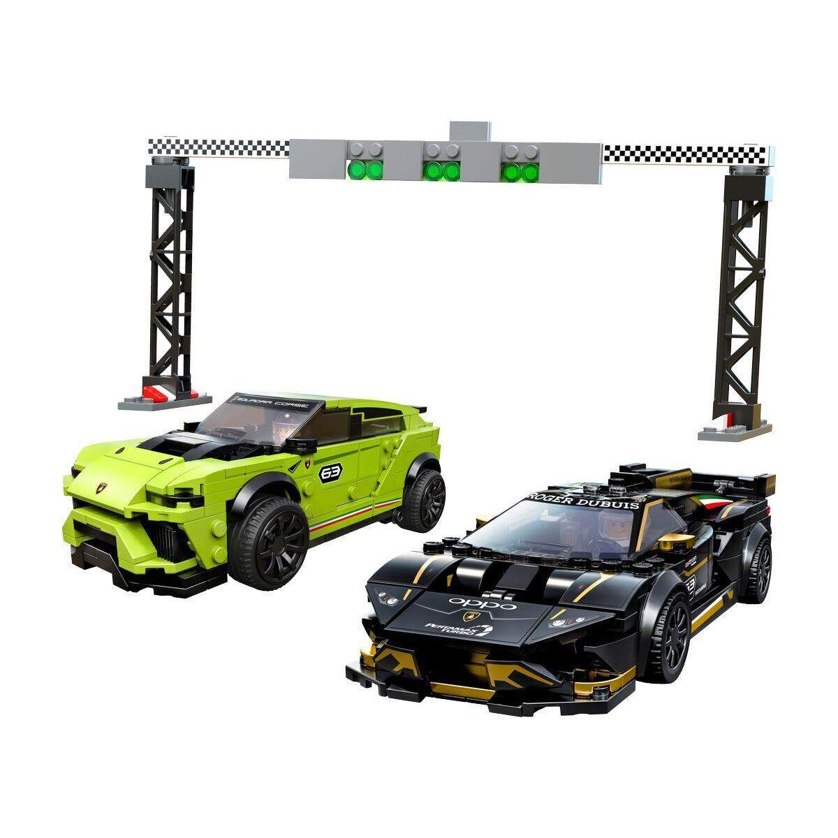 LEGO® Speed Champions 76899 Lamborghini Urus ST-X & Lamborghini Huracán Super Trofeo EVO