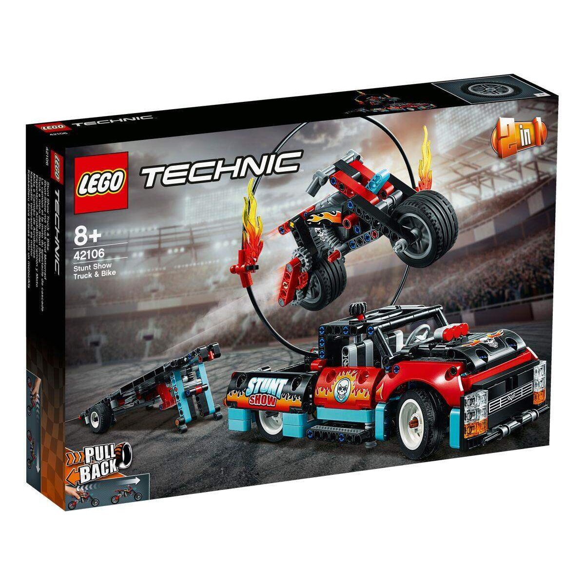 LEGO® Technic 42106 Stunt-Show mit Truck und Motorrad