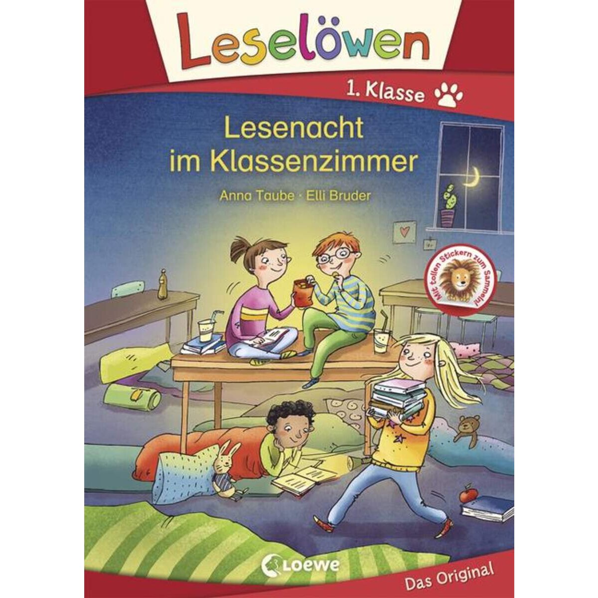 Loewe Leselöwen 1. Klasse - Lesenacht im Klassenzimmer von A. Taube