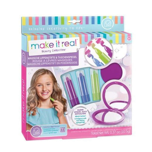 make it real Magische Lippenstifte & Taschenspiegel