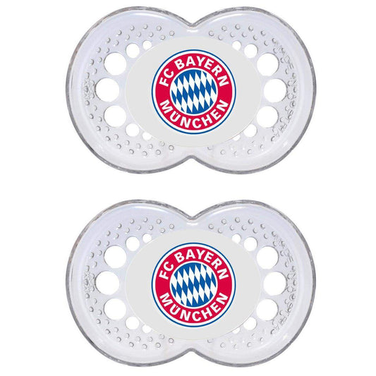 MAM FC Bayern Babyschnuller 2er Set, 6-16, Silikon