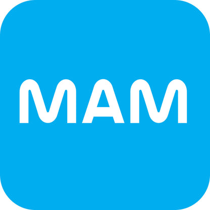MAM Feel Good Premium Glasflasche 260 ml mit Sauger Größe 2, Neutral