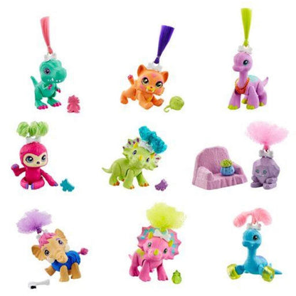 Mattel Cave Club Dinobaby Kristalle, Überraschungstiere mit Zubehör, 1 Stück, sortiert