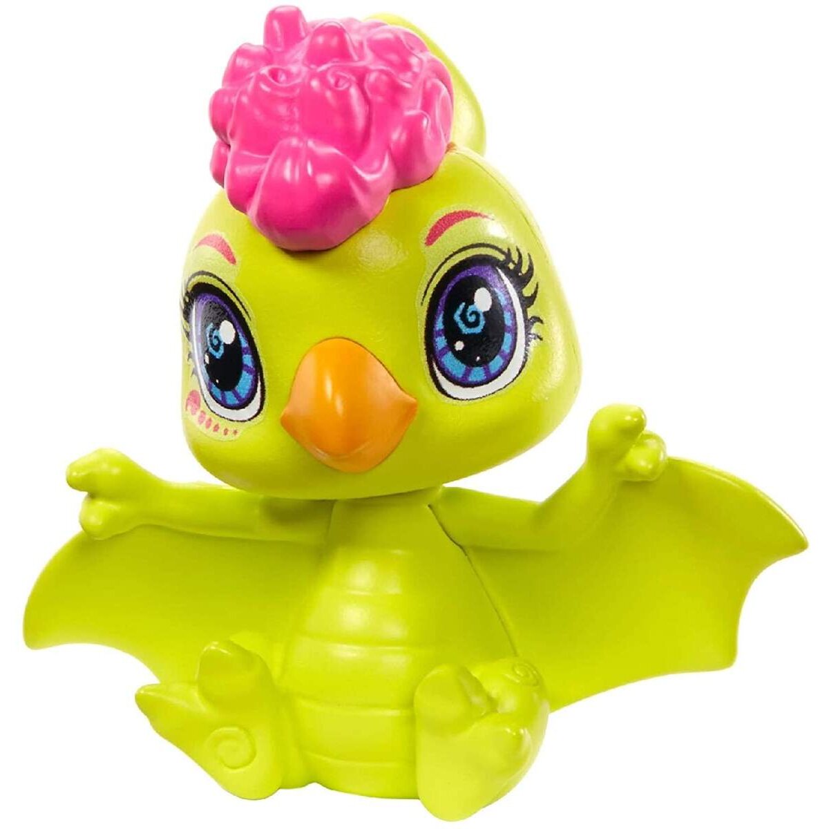 Mattel Cave Club Fernessa Puppe (25 cm) mit Haus-Dinosaurier