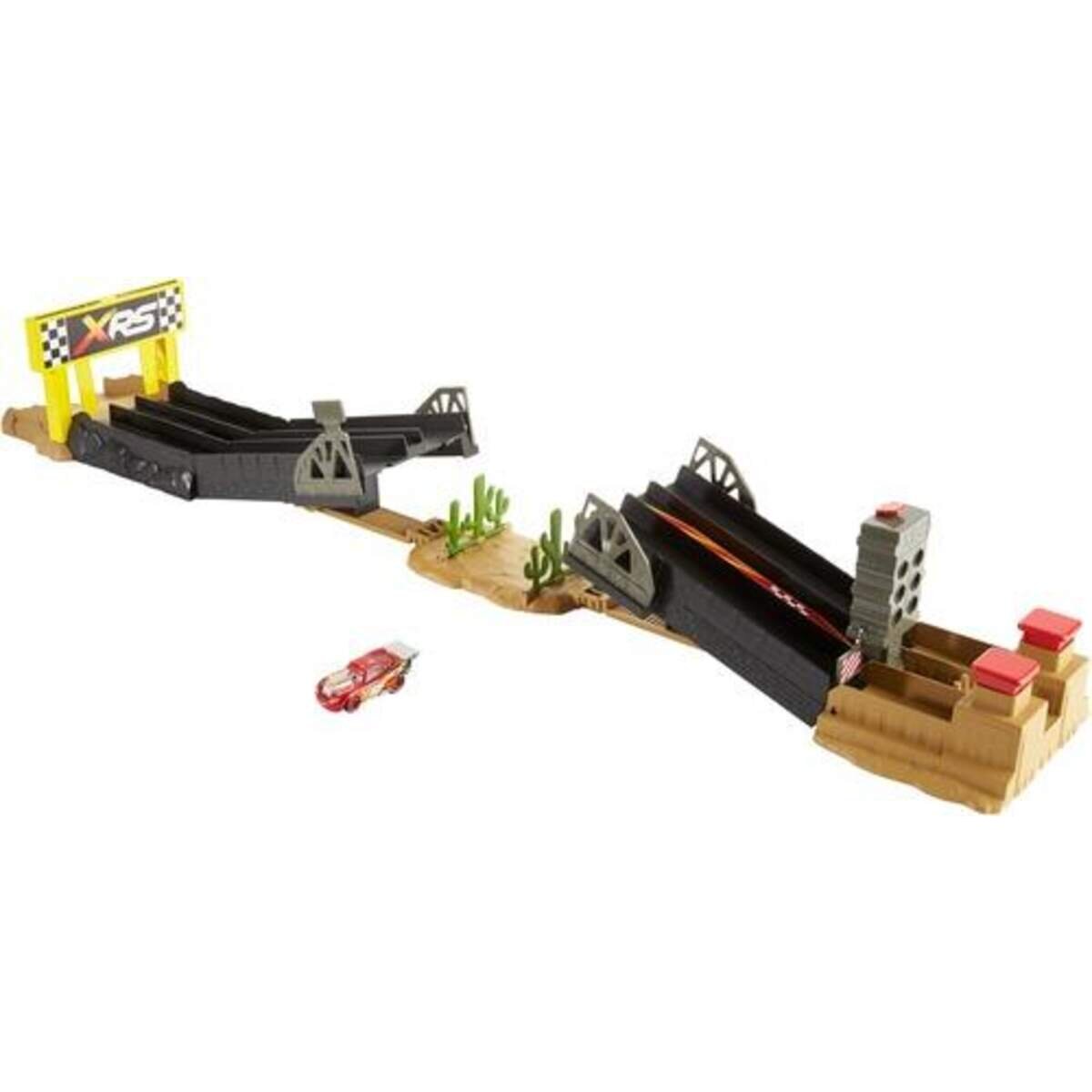 Mattel Disney Cars Xtreme Racing Serie Dragster-Rennen Spielset