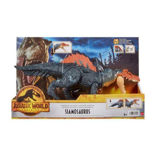 Mattel Jurassic World Massive Action, 1 Stück, 4-fach sortiert