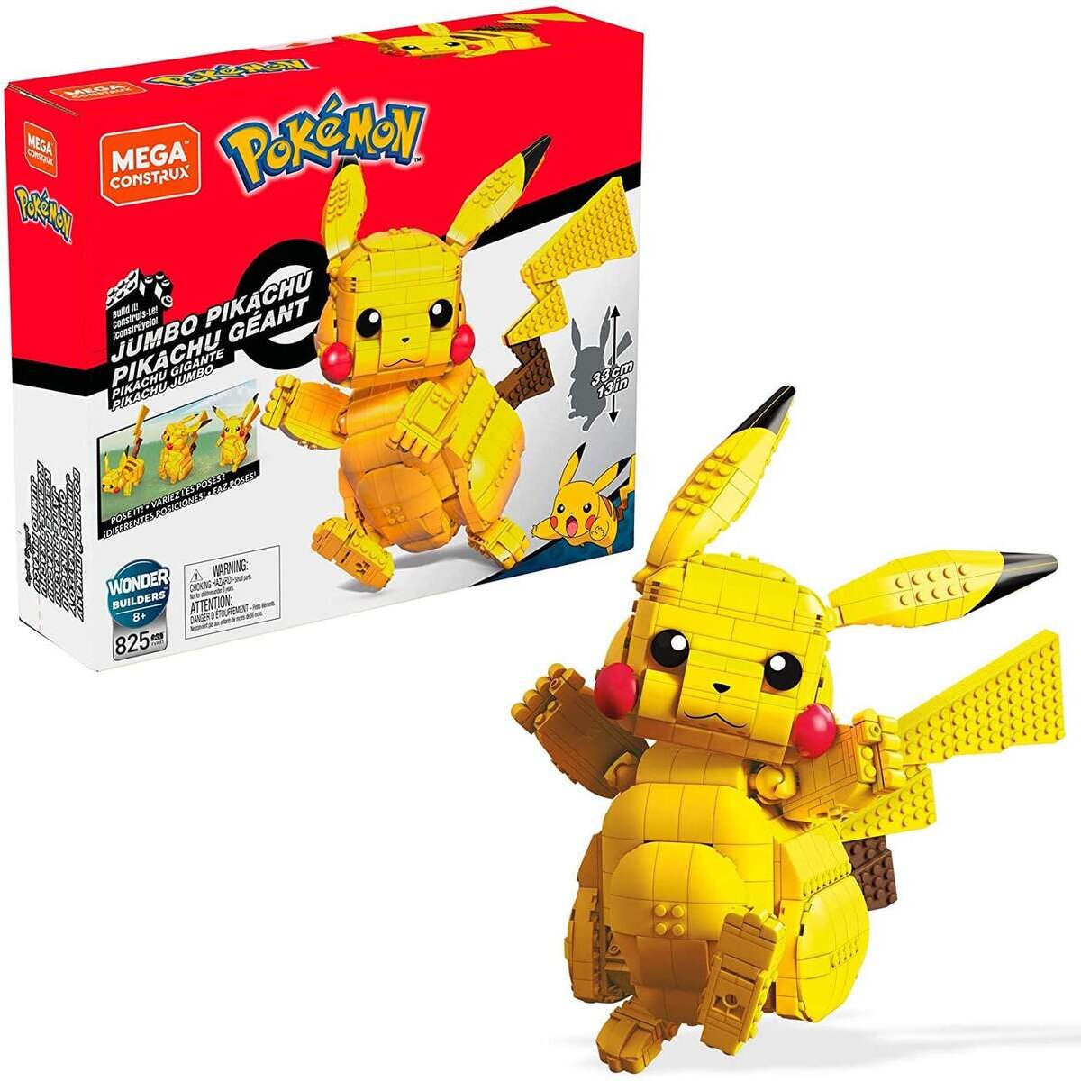 Mattel Mega Construx Pokemon Jumbo Pikachu