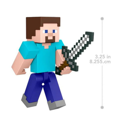 Mattel Minecraft Craft-A-Block Figur Steve