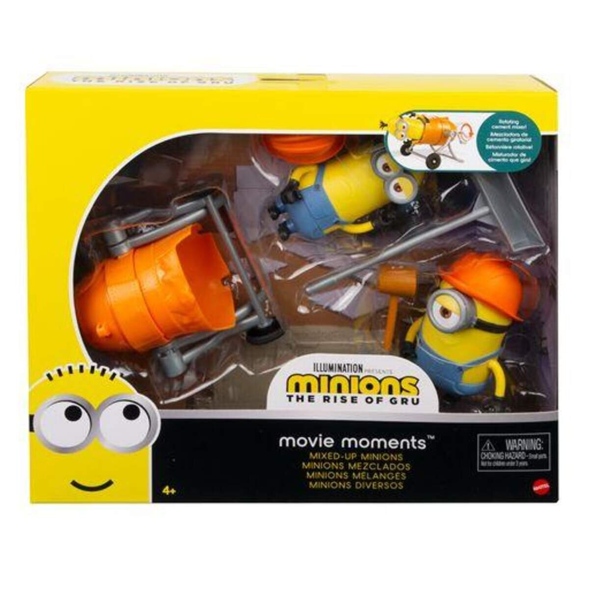 Mattel Minions Movie Moments Betonmischer Minions