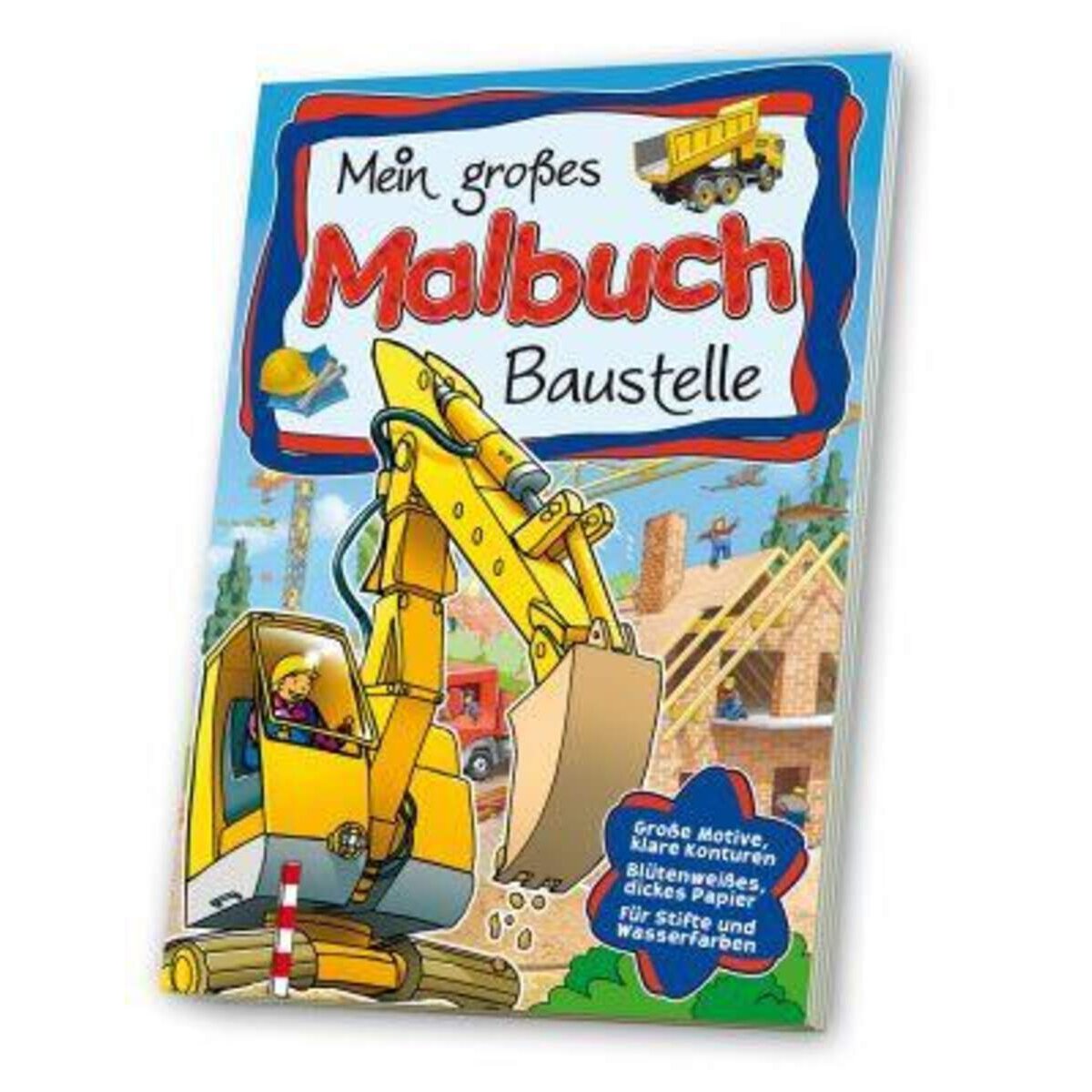 media Verlag Malbuch Baustelle