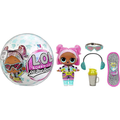 MGA Entertainment L.O.L. Surprise All Star Sports in PDQ- Winter Games, 1 Stück, sortiert
