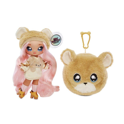 MGA Entertainment L.O.L. Surprise! Na! Na! Na! Surprise! Doll 2in1 Puppe mit Plüsch-Anhänger, 1 Stück, sortiert