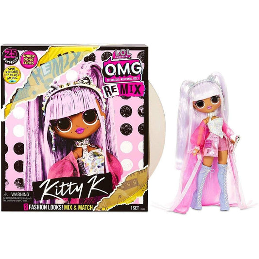 MGA Entertainment L.O.L. Surprise OMG Remix- Doll 2- Kitty K
