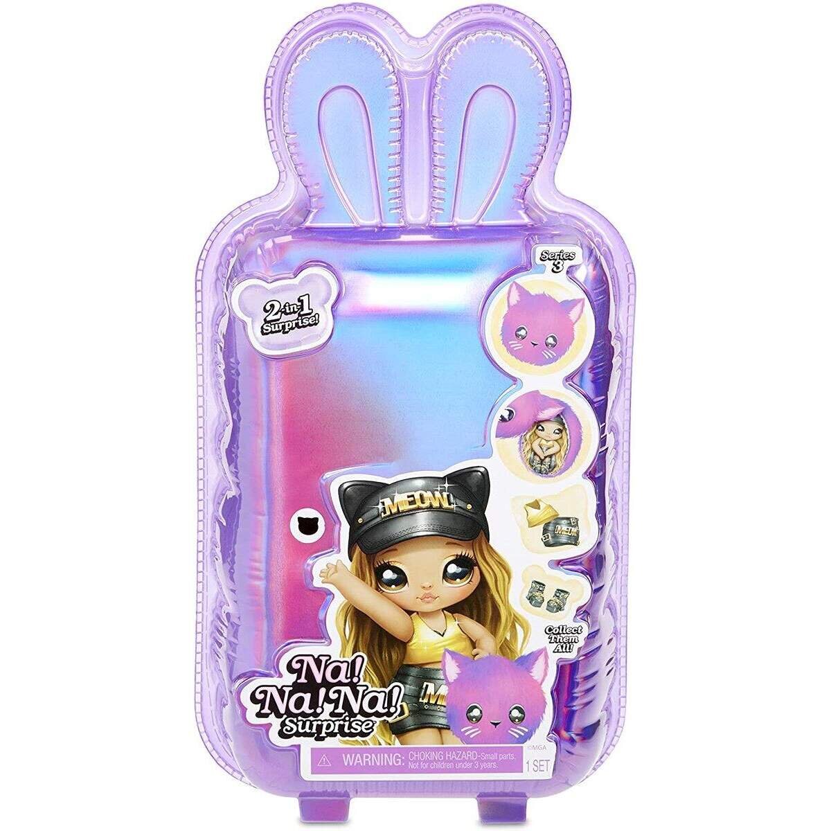 MGA Entertainment Na! Na! Na! Surprise 2-in-1 Pom Doll, Wave 1, 1 Stück, sortiert
