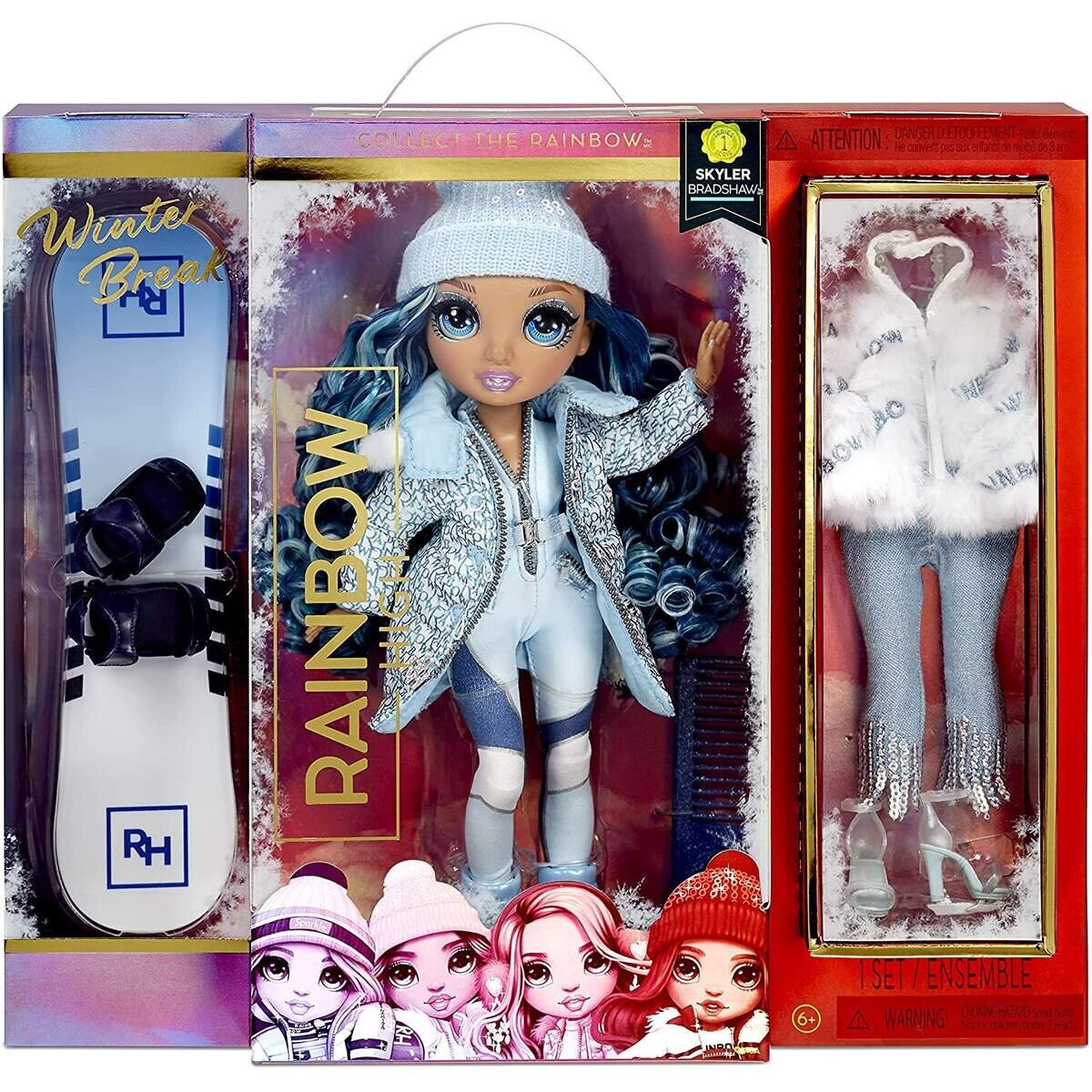 MGA Entertainment Rainbow High Winter Break Fashion Doll- Skyler Bradshaw (Blue)