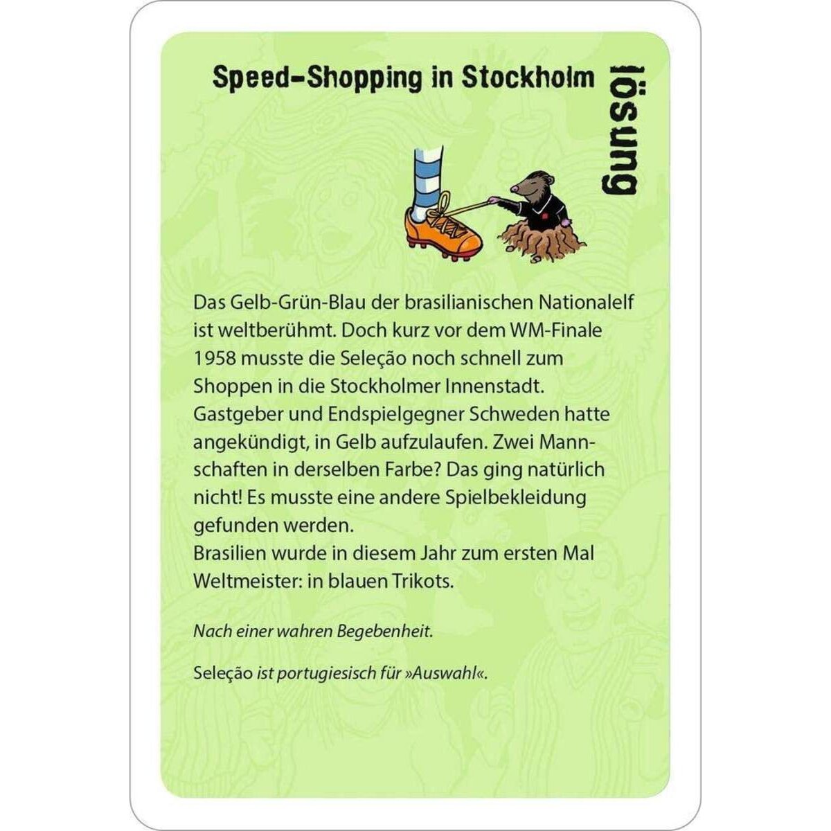 moses. black stories Junior Fußball
