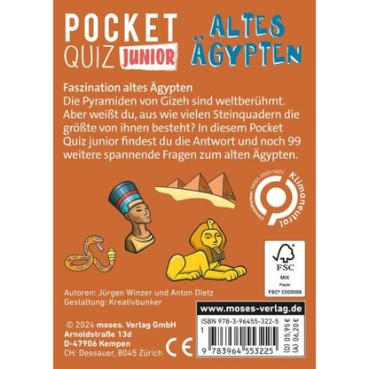 moses. Pocket Quiz Junior - Altes Ägypten