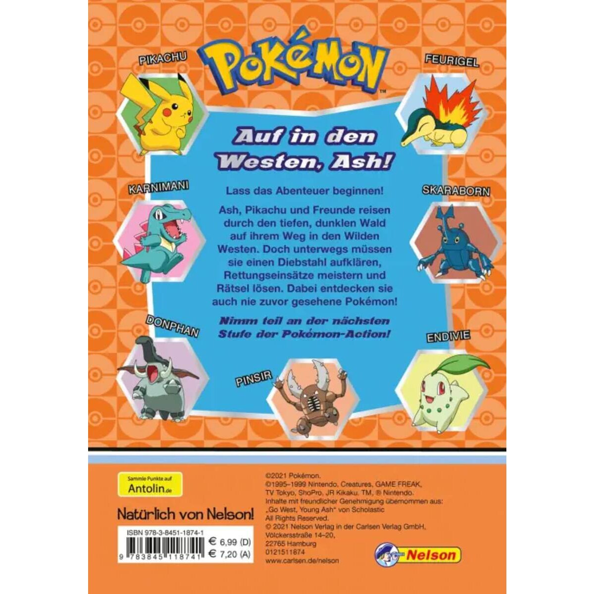 Nelson Pokemon Auf in den Westen