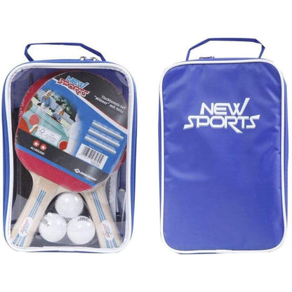 New Sports TT-Set, 2 Schläger, 3 Bälle, inkl. Netz