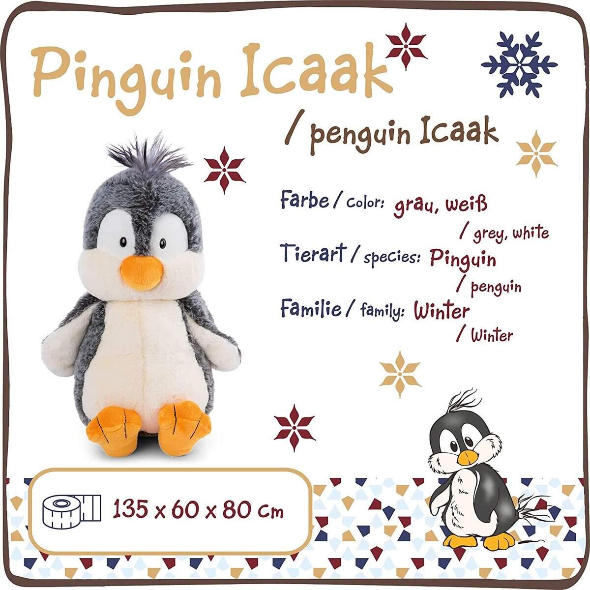 NICI 47268 Pinguin Icaak, 135 cm