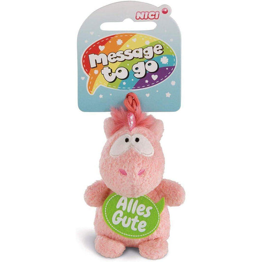 NICI Anhänger Einhorn Merry Heart Alles Gute, 8 cm
