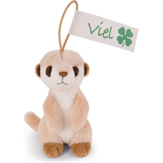 NICI Anhänger Erdmännchen "viel Glück" mit elastischer Schlaufe, 11 cm