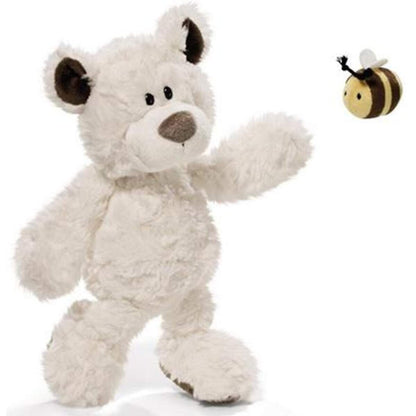 NICI Classic Bear Teddybär mit Hummel, creme, magnetisch, Schlenker, 50 cm