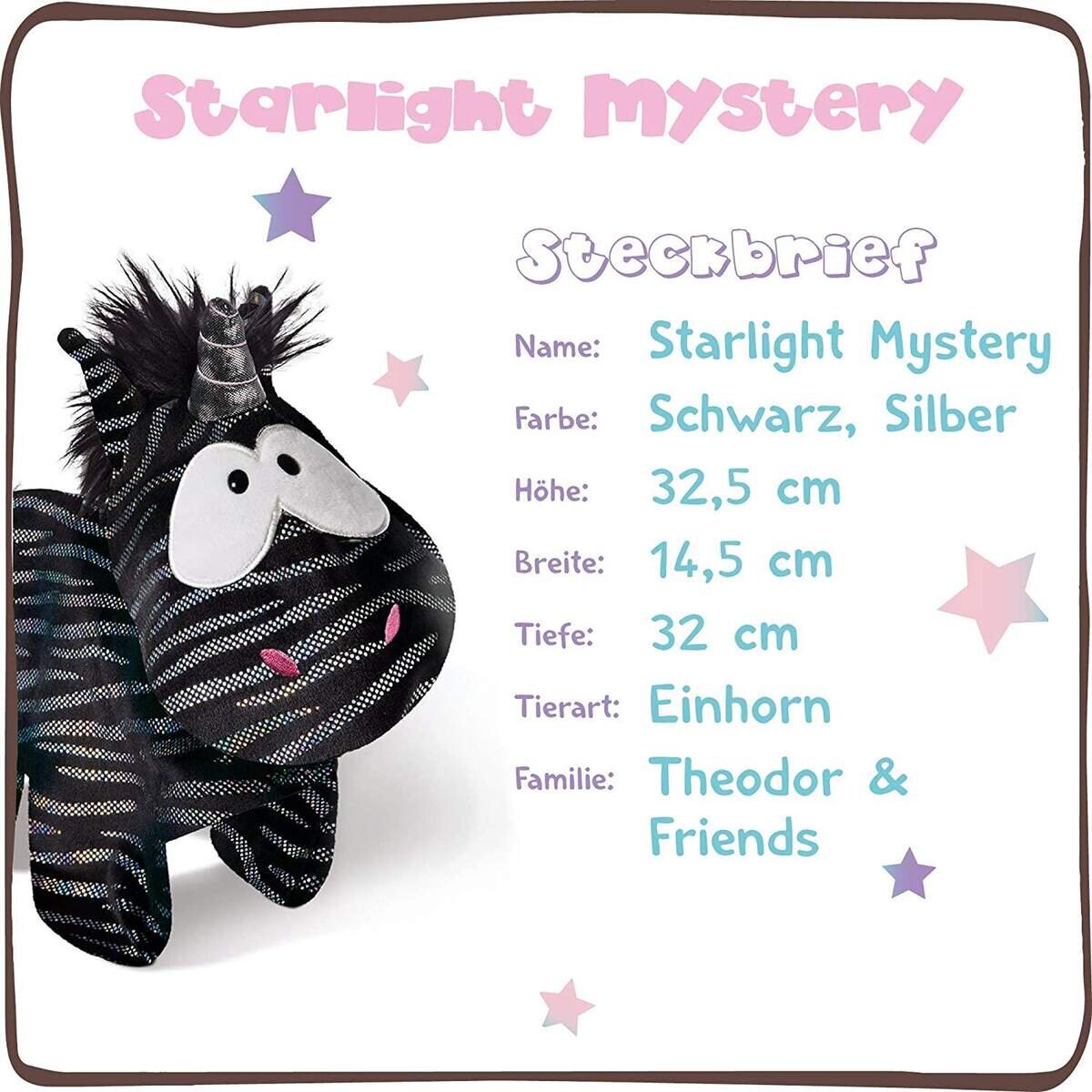 NICI Einhorn Starlight Mystery, 32 cm