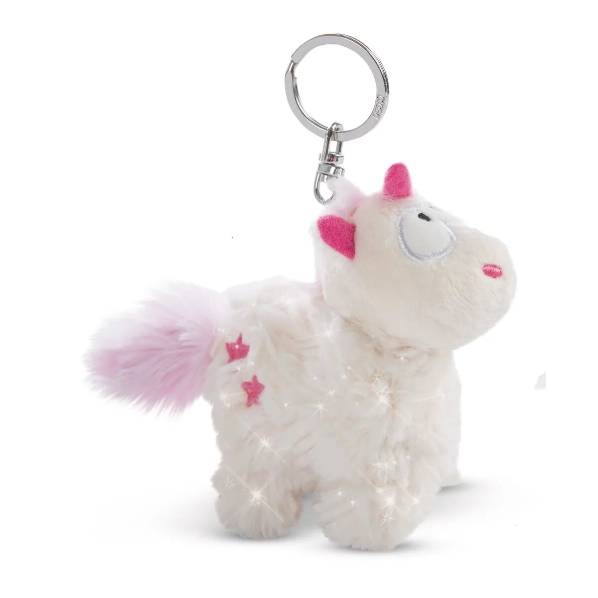 NICI Einhorn Theodor mit Schneeanzug 10cm Schlüsselanhänger